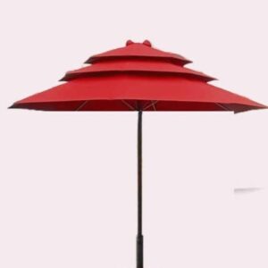 10 feet Plain Pyramid Cantilever Umbrella